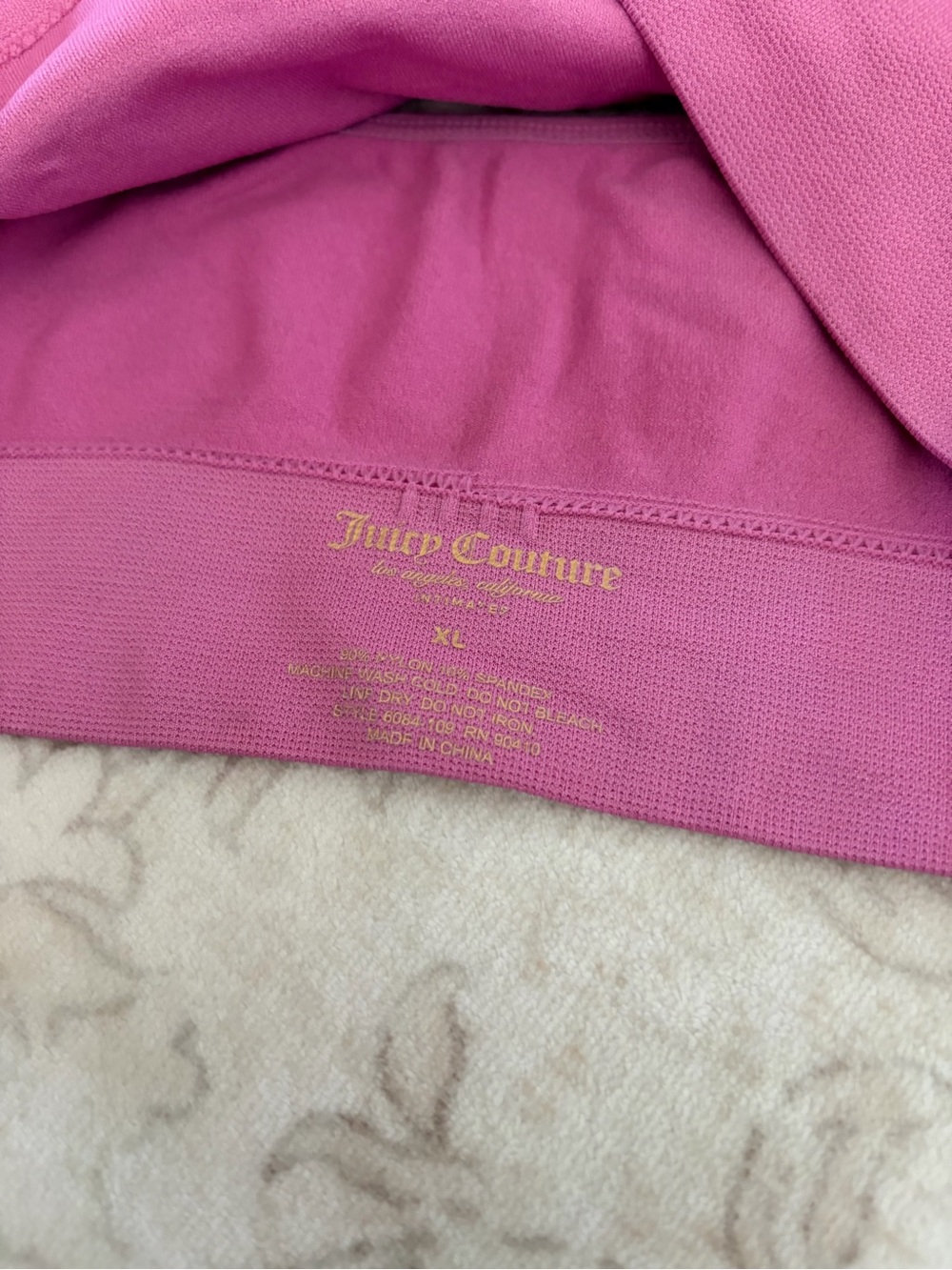 Juicy Couture Pink, Black & Leopard 6 piece Bralette Collection - Picture 5 of 5